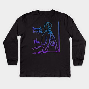 Depressed Kids Long Sleeve T-Shirt